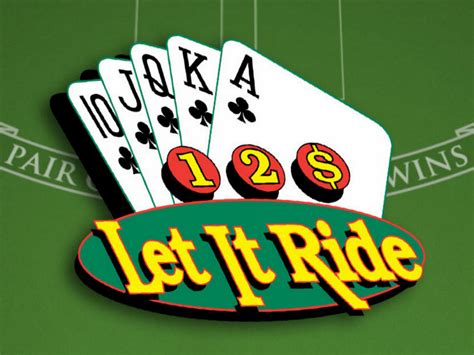 Let It Ride Poker House Edge Let It Ride Poker House Edge